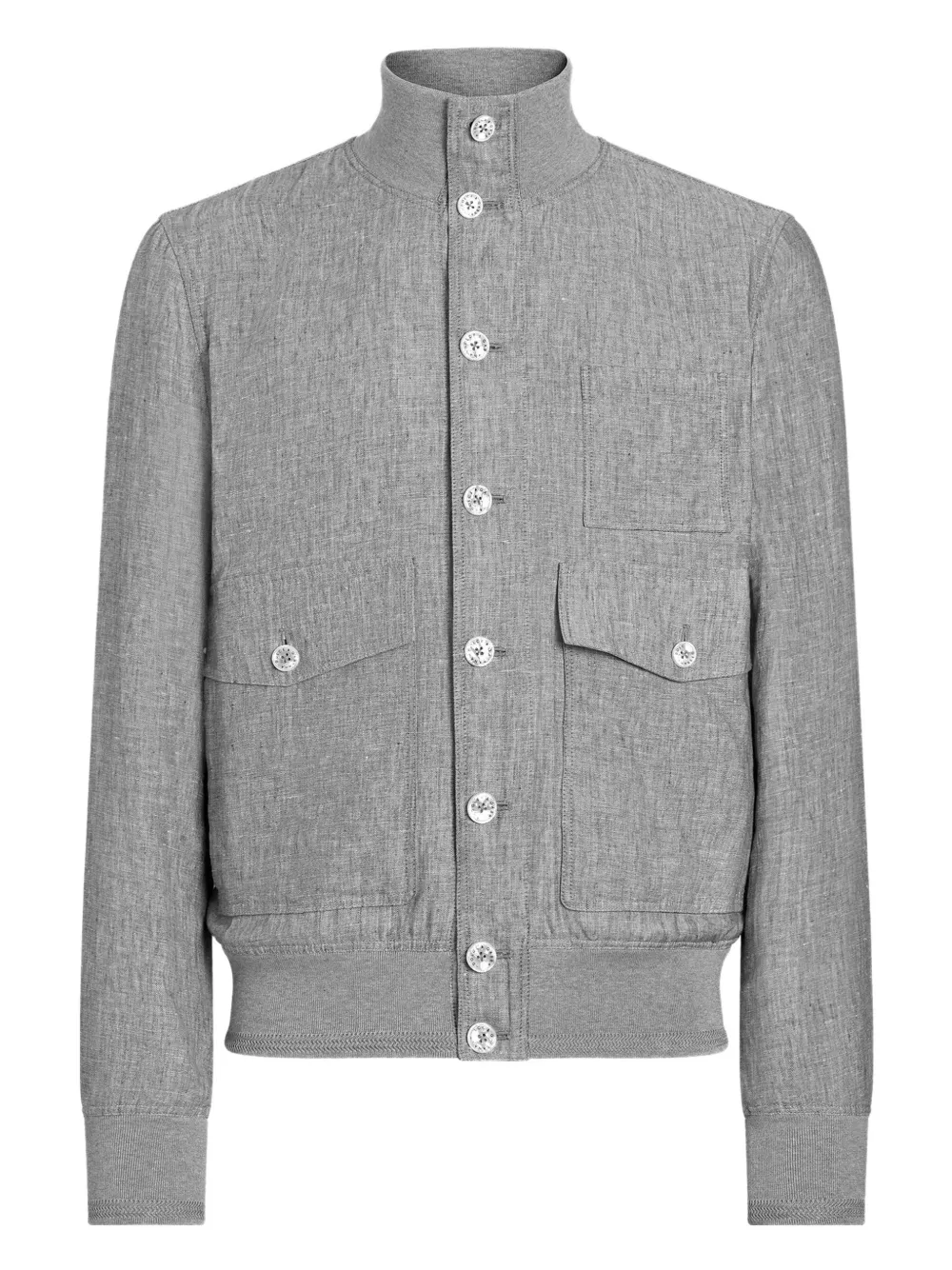 Dolce & Gabbana silk shirt jacket | Grey | Image 1