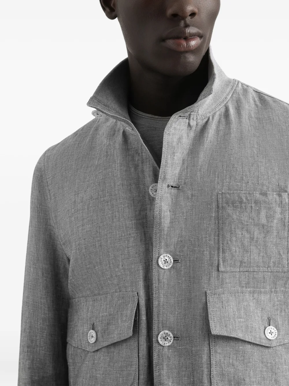 Dolce & Gabbana Silk Shirt Jacket