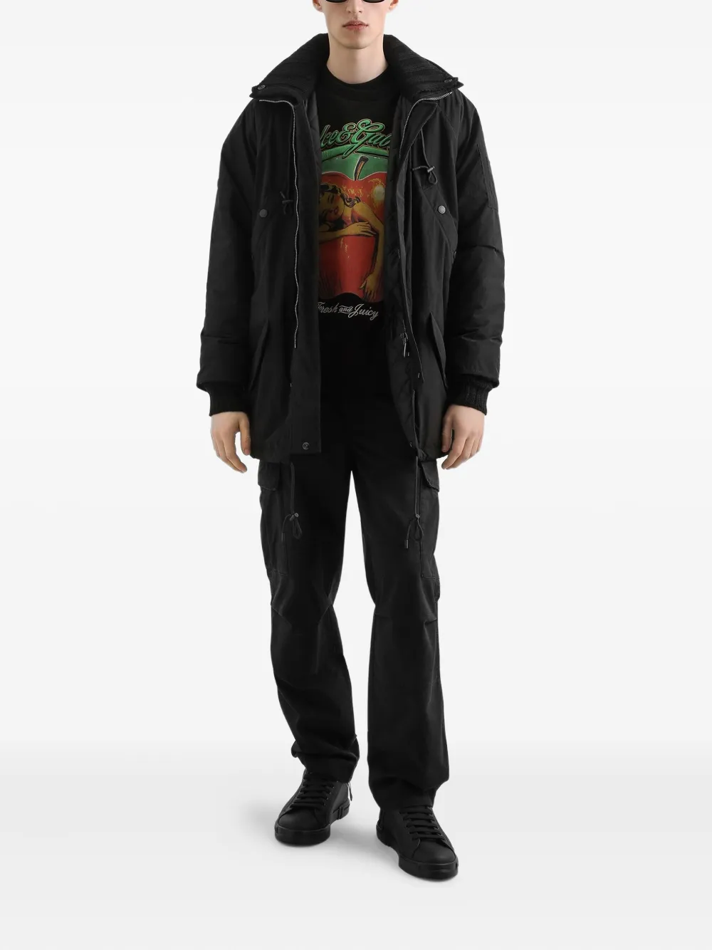 Dolce & Gabbana hooded drawstring jacket | Military Jackets | Image 2