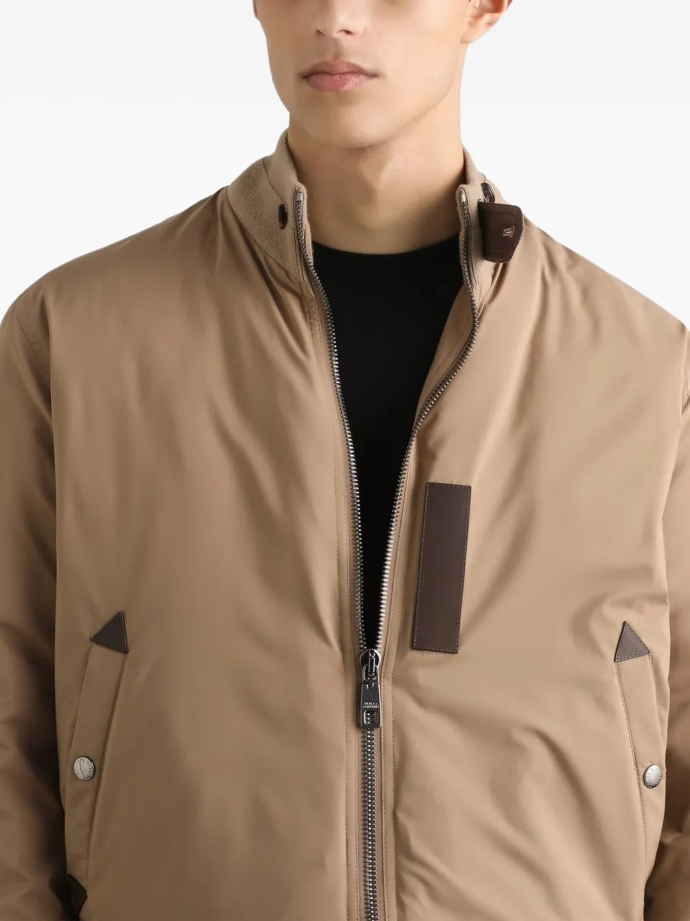 Dolce & Gabbana Gewatteerd bomberjack Beige