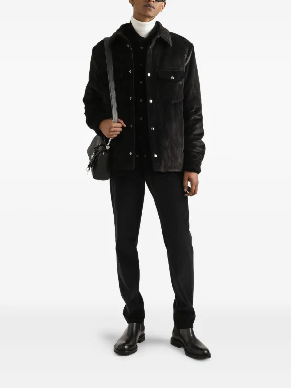 Dolce & Gabbana コーデュロイ ジャケット | ブラック | FARFETCH JP