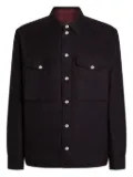 Dolce & Gabbana reversible flannel shirt jacket - Black