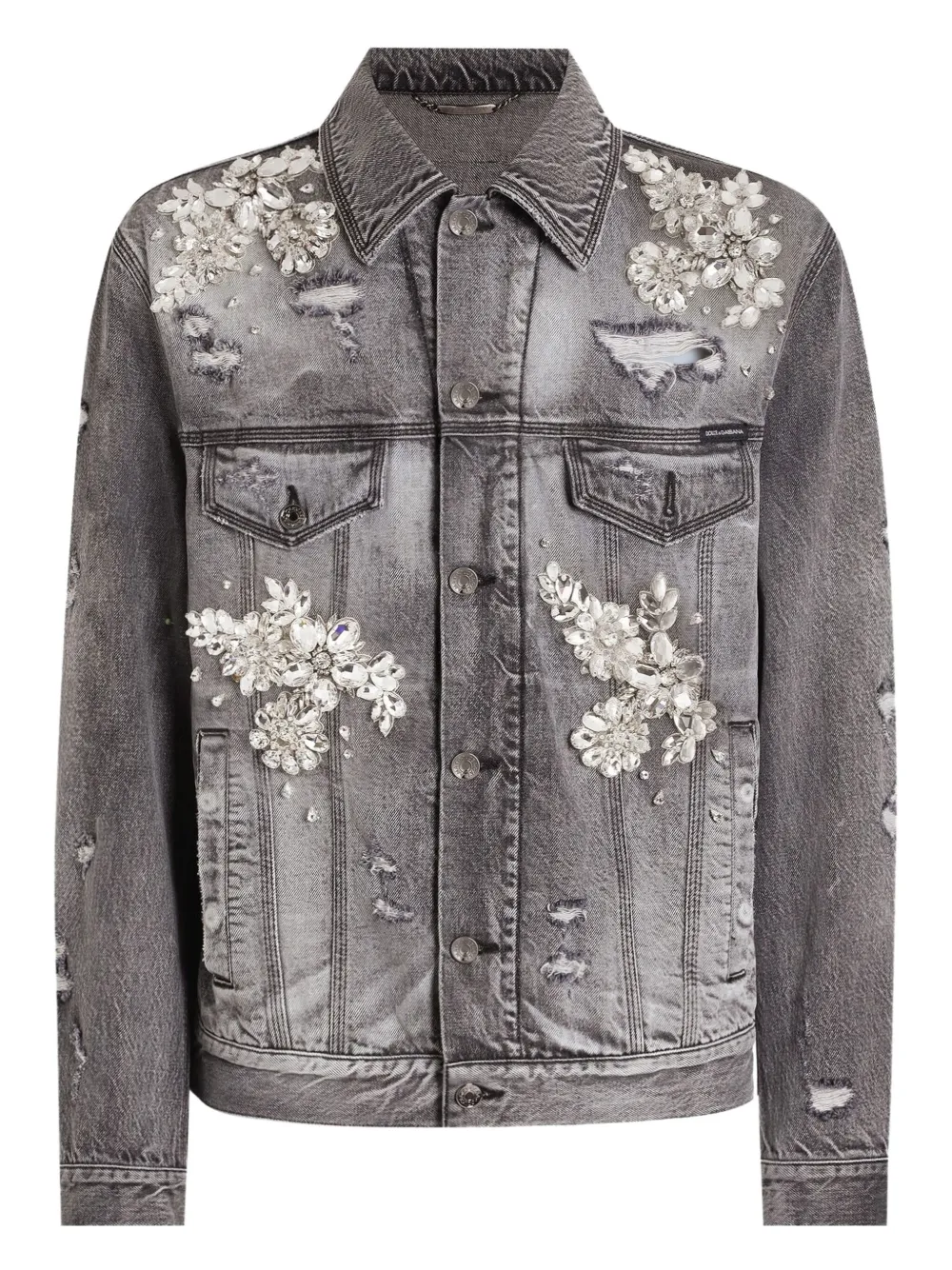 Dolce & Gabbana Denim jack Grijs