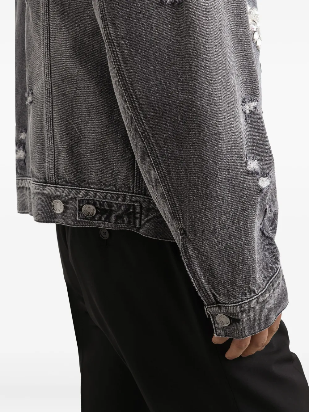 Dolce & Gabbana Denim jack Grijs