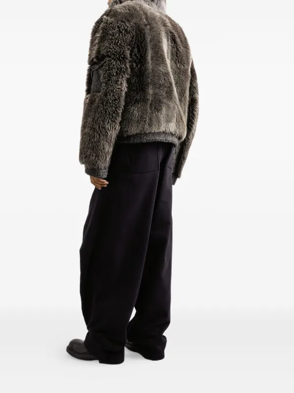 DOLCE＆GABBANA ニット ジャケットsize46 Dolce & Gabbana Knitted zip-fastening Jacket | Brown | FARFETCH