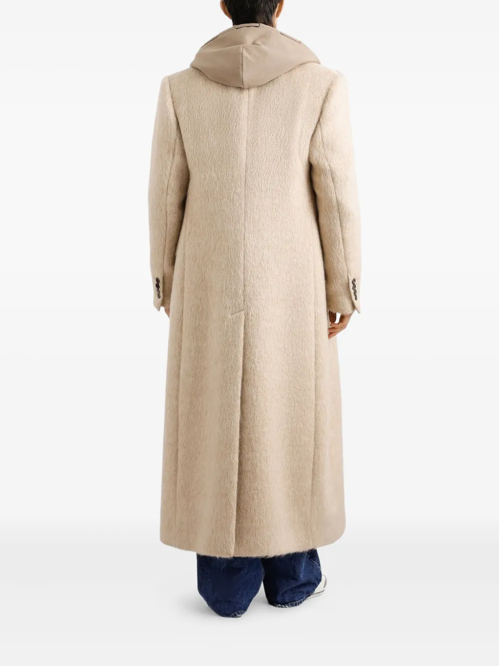 Dolce & Gabbana Hoodie met rits Beige