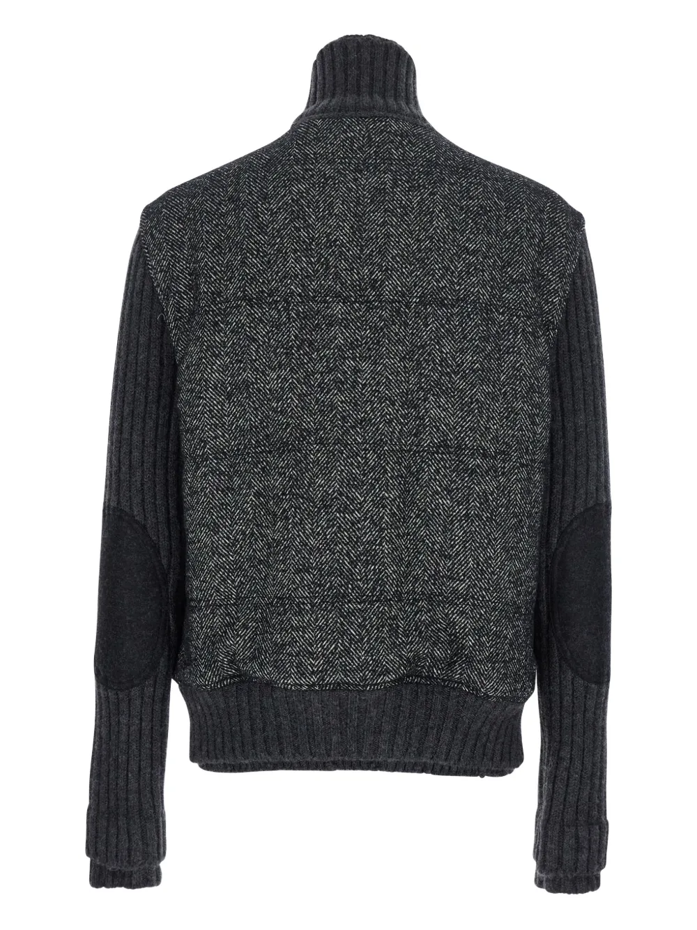 Dolce & Gabbana herringbone-pattern ribbed-knit bomber jacket | Bomber Jackets | Image 2