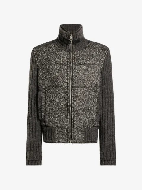Dolce & Gabbana ヘリンボーン ボンバージャケット