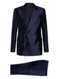 Dolce & Gabbana Shantung-Mikado double-breasted suit - Blue