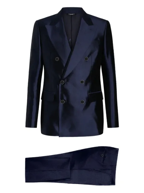 Dolce & Gabbana traje Shantung-Mikado