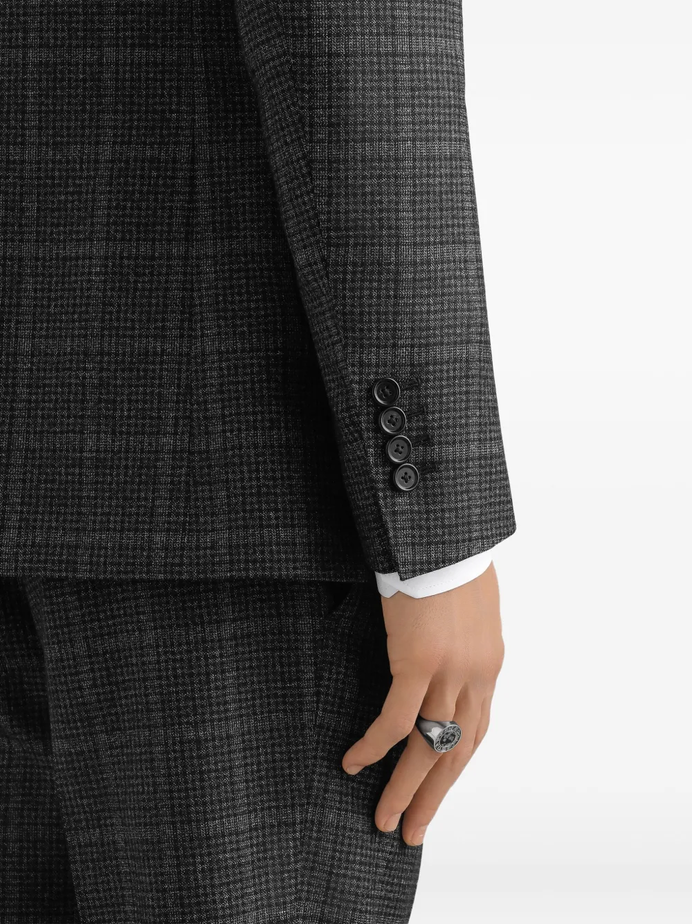 Dolce & Gabbana Geruit pak Grijs