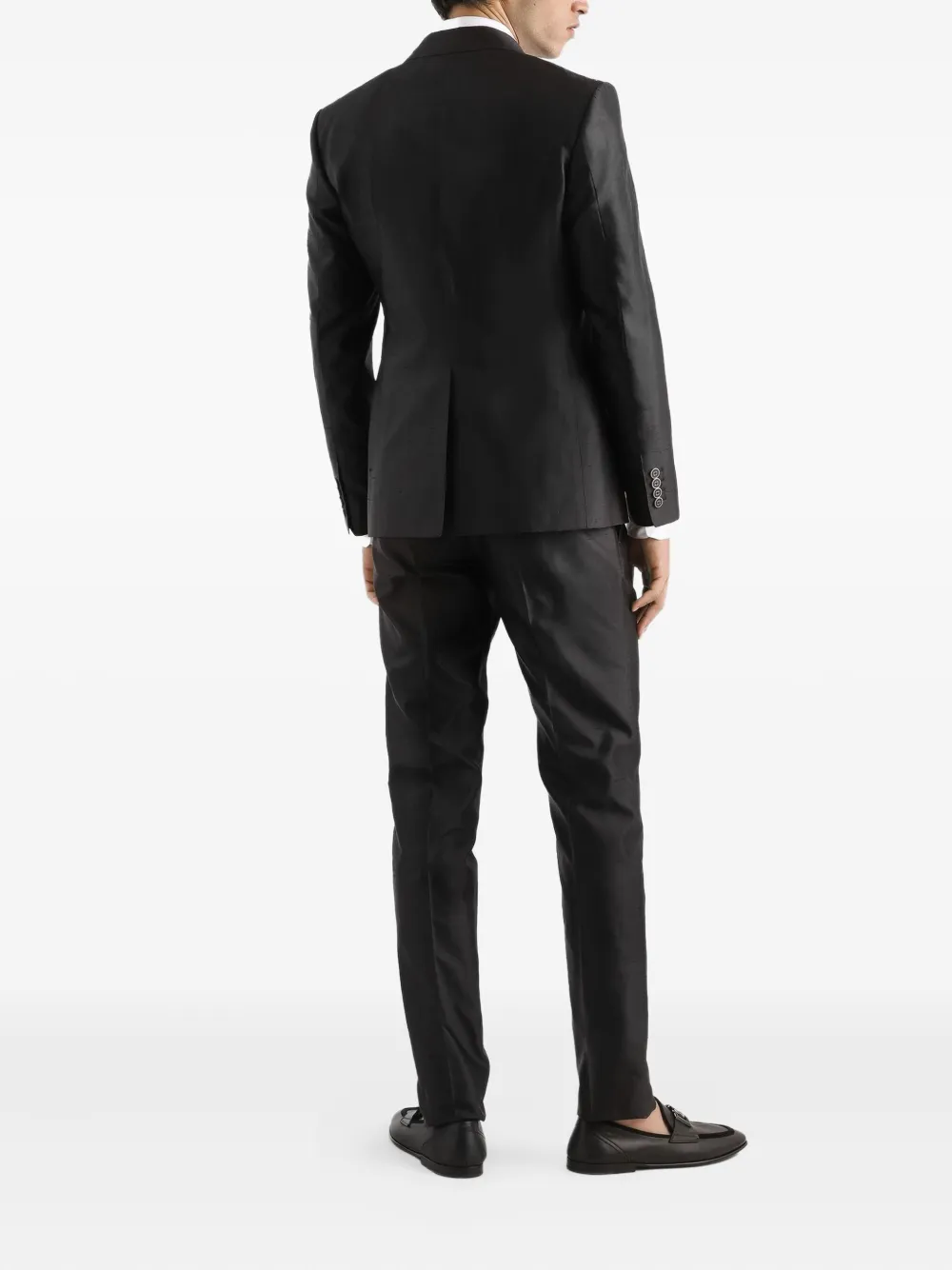 Dolce & Gabbana Pak met enkele rij knopen N0000 BLACK