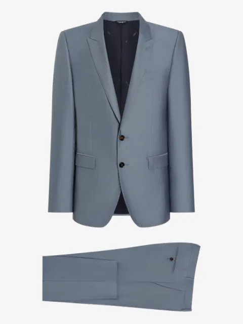Dolce & Gabbana single-breasted wool and silk suit