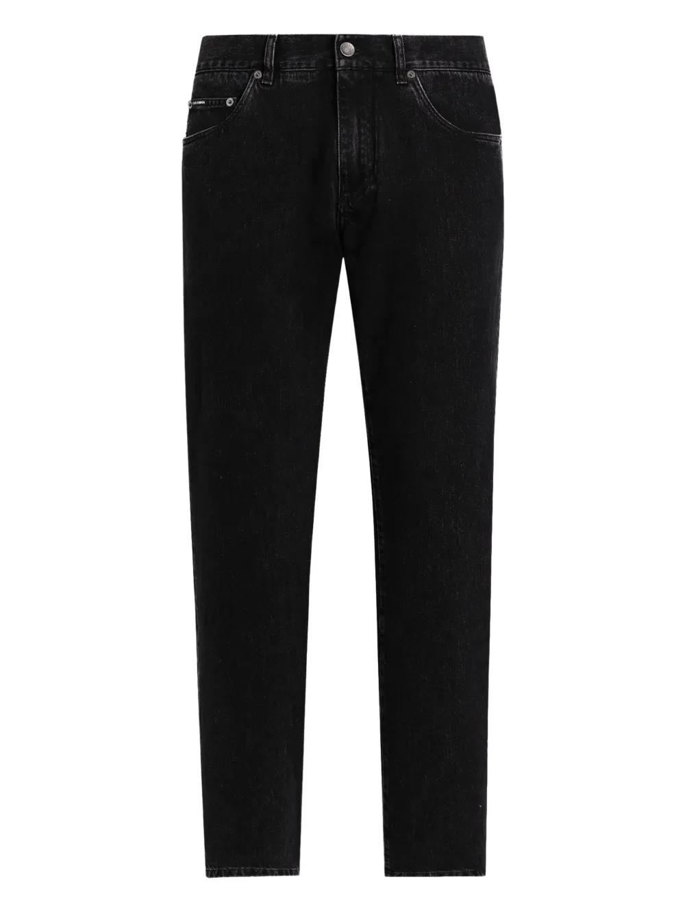 Dolce & Gabbana Jeans met logoplakkaat Zwart