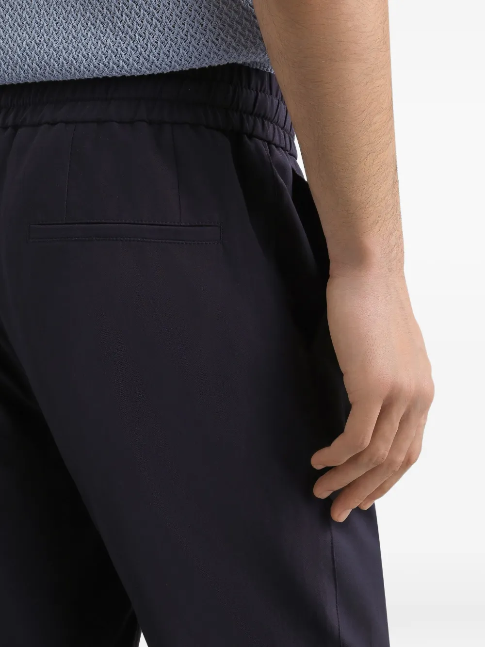 Dolce & Gabbana Silk And Gabardine Jogging Trousers