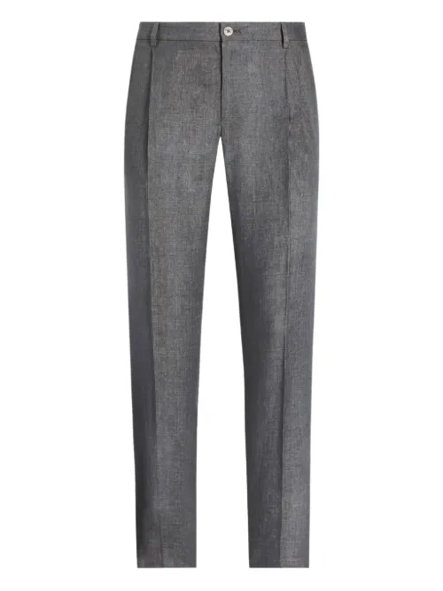 Pantalon en lin - Dolce & Gabbana - Modalova