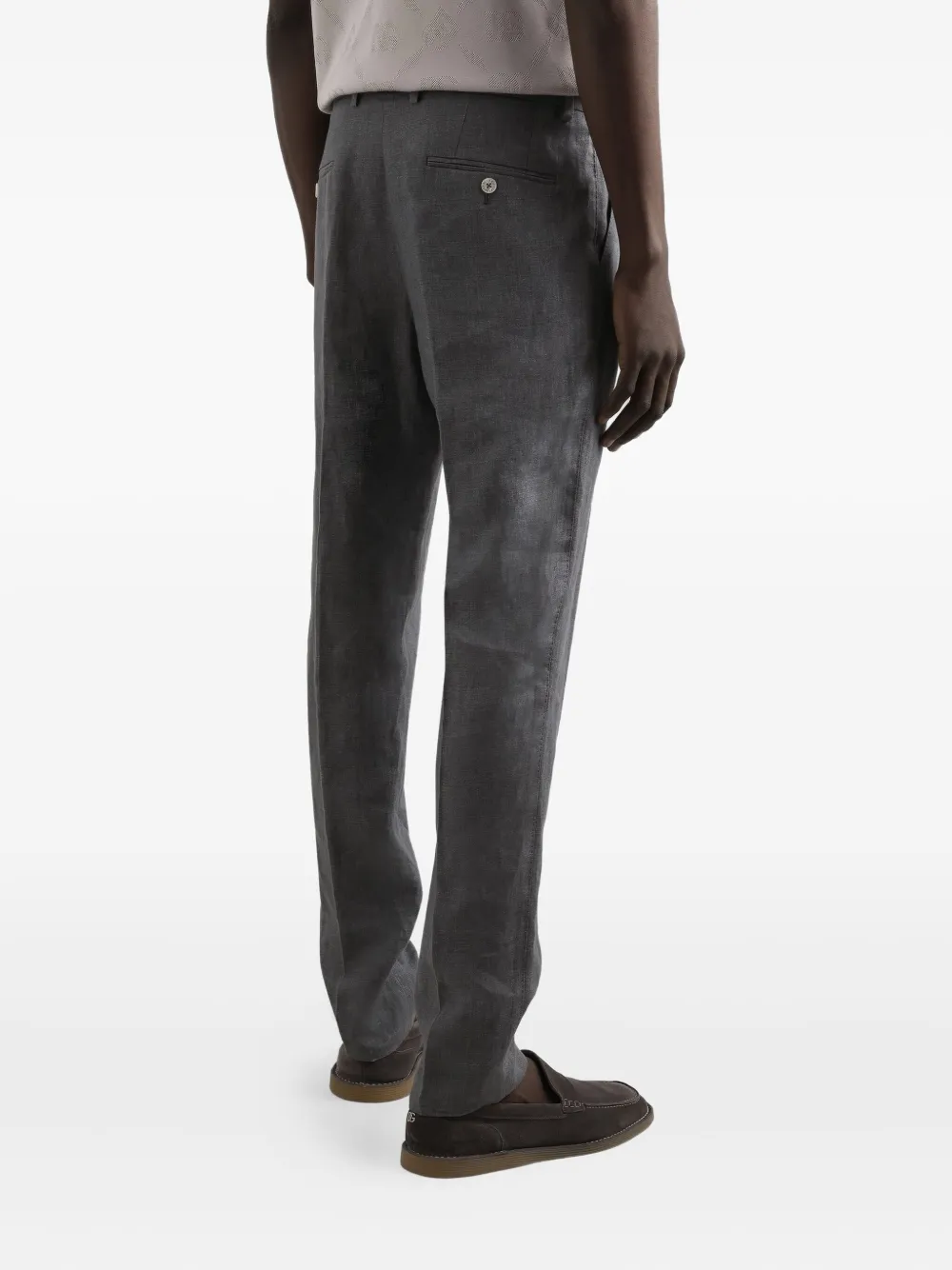 Dolce & Gabbana Linnen broek Grijs