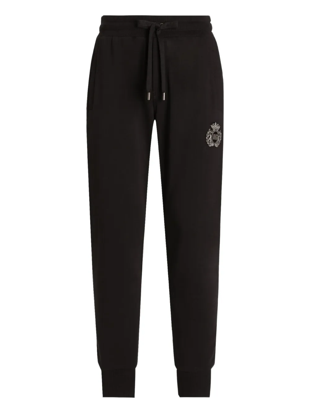 Dolce & Gabbana Trainingsbroek met geborduurd logo Zwart