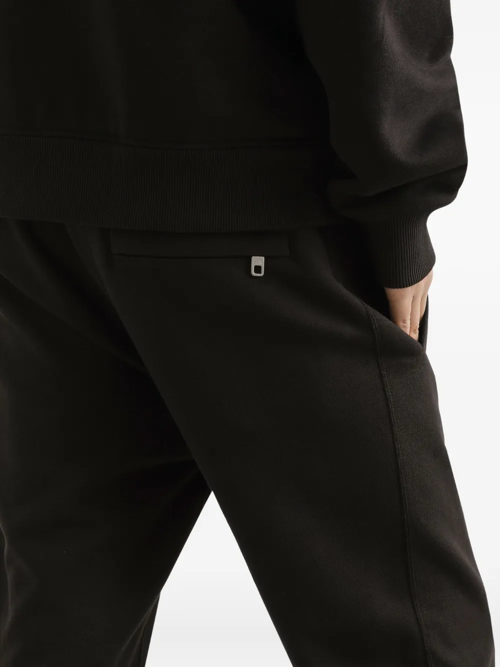 Dolce & Gabbana Trainingsbroek met geborduurd logo Zwart