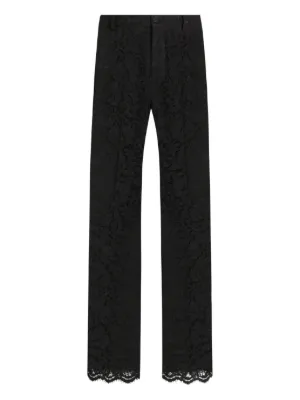 Dolce & Gabbana レース パンツ | ブラック | FARFETCH JP