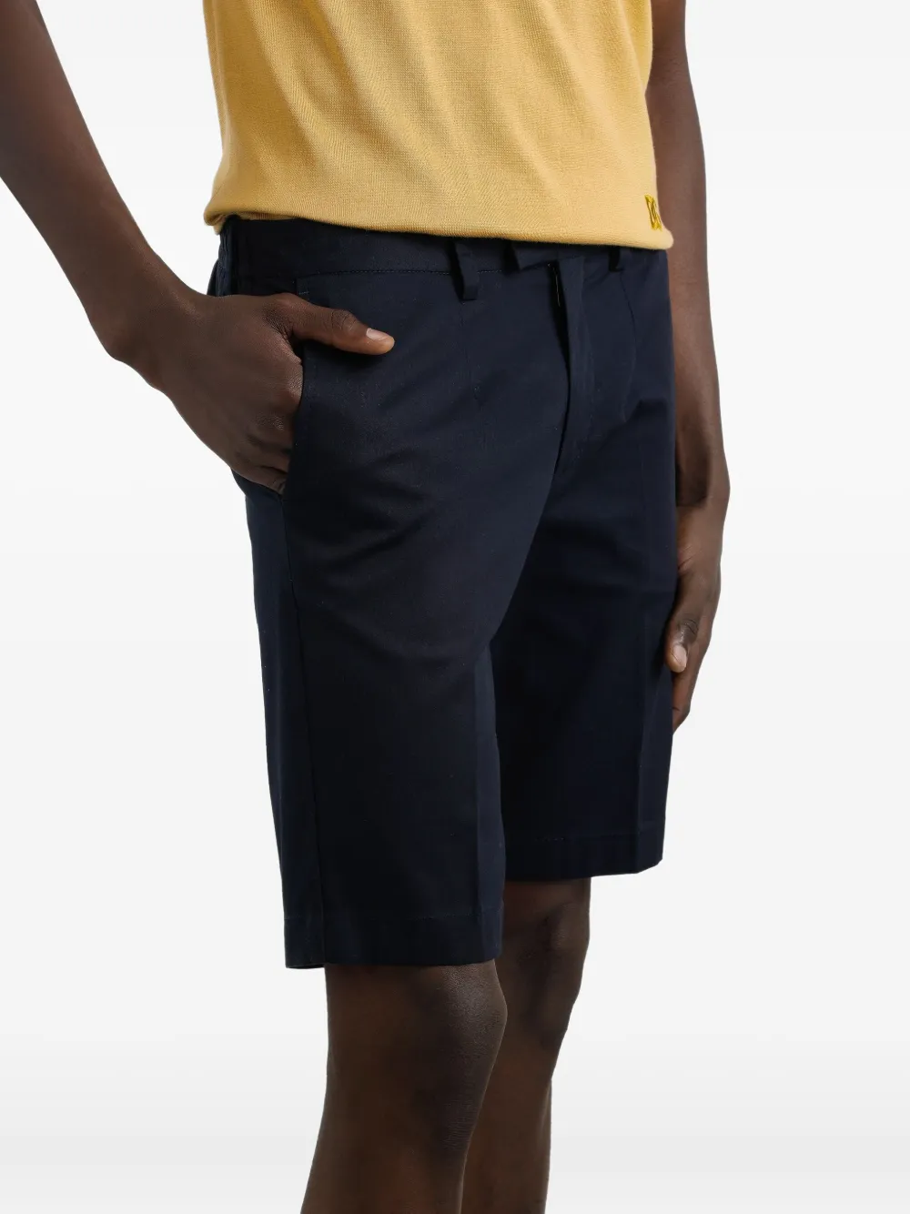 Dolce & Gabbana Bermuda shorts van stretch-katoen Blauw