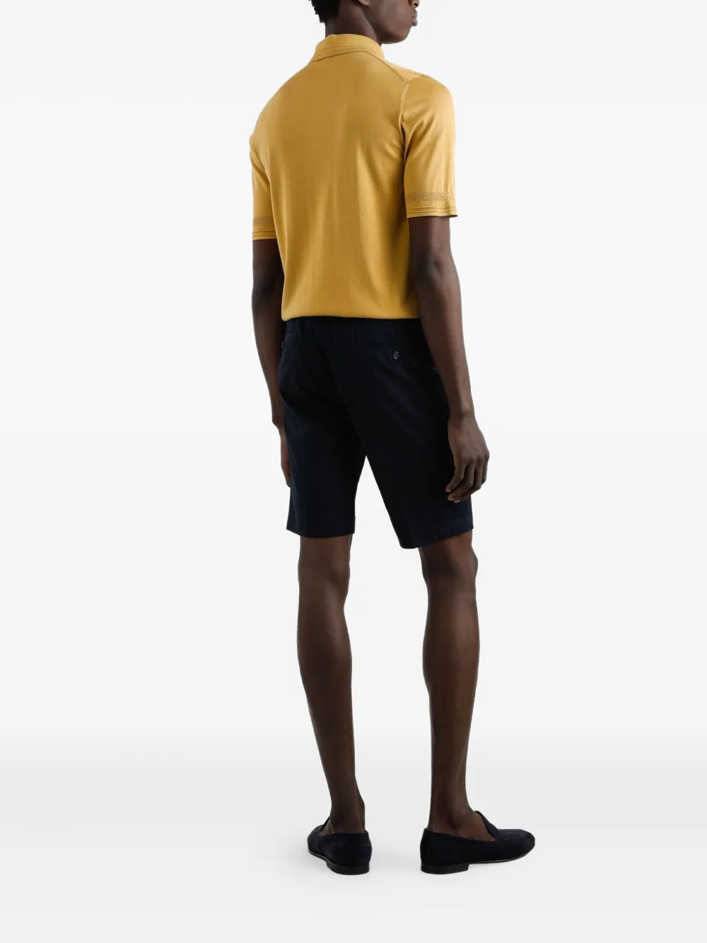 Dolce & Gabbana Bermuda shorts van stretch-katoen Blauw