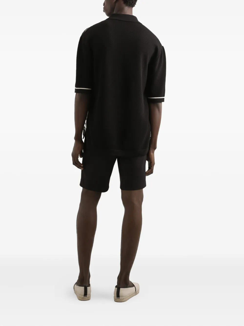 Dolce & Gabbana Bermuda shorts van stretch-katoen Zwart