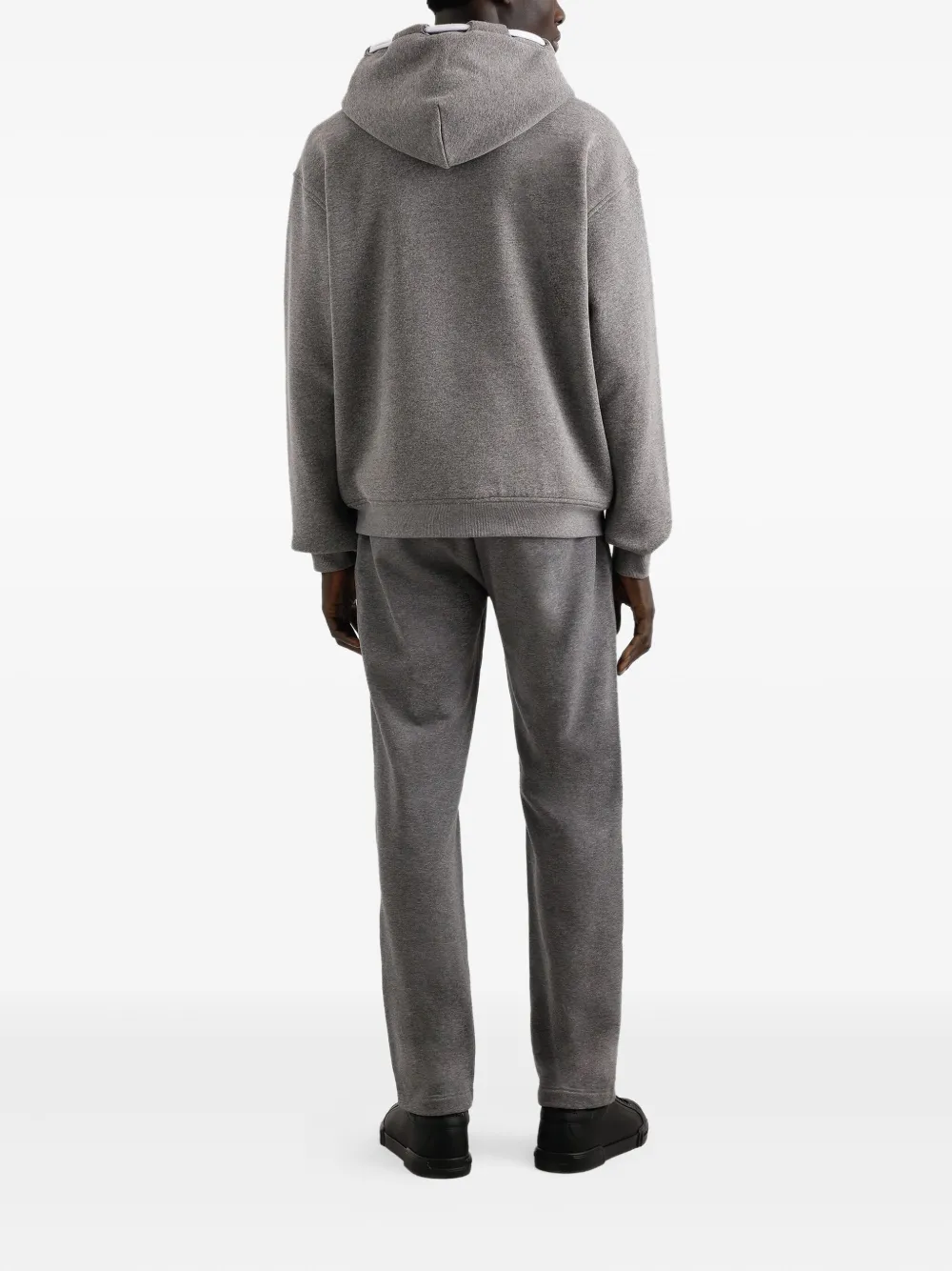 Dolce & Gabbana Logo-embroidered Side-stripe Track Pants In Gray