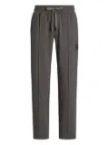 Dolce & Gabbana logo-embroidered side-stripe track pants - Grey