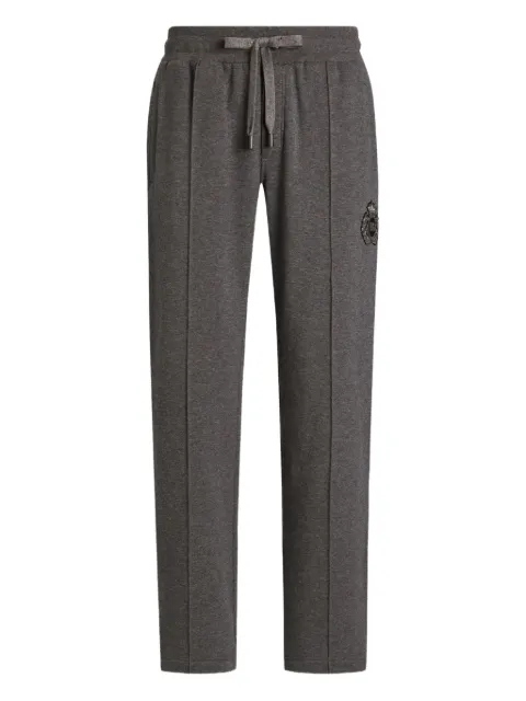 Dolce & Gabbana logo-embroidered side-stripe track pants