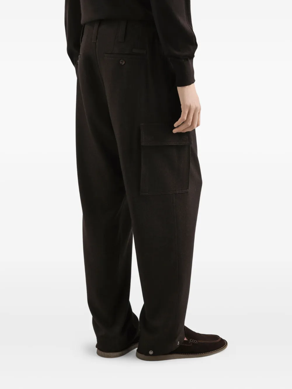 Dolce & Gabbana Cargo broek met verstelbare zoom Bruin