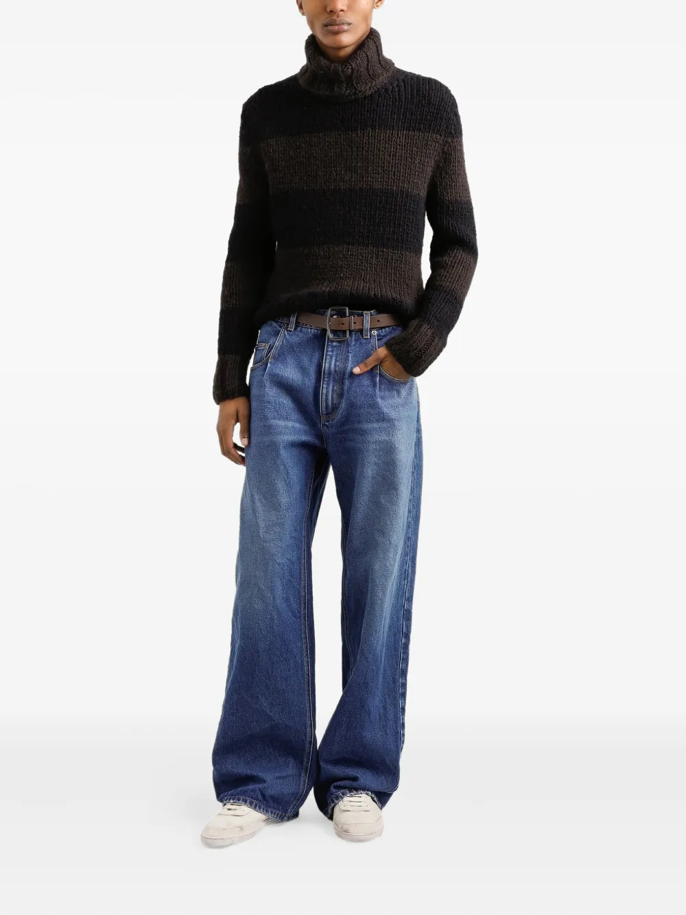 Dolce & Gabbana Jeans met logoplakkaat - S9001 COMBINED COLOUR