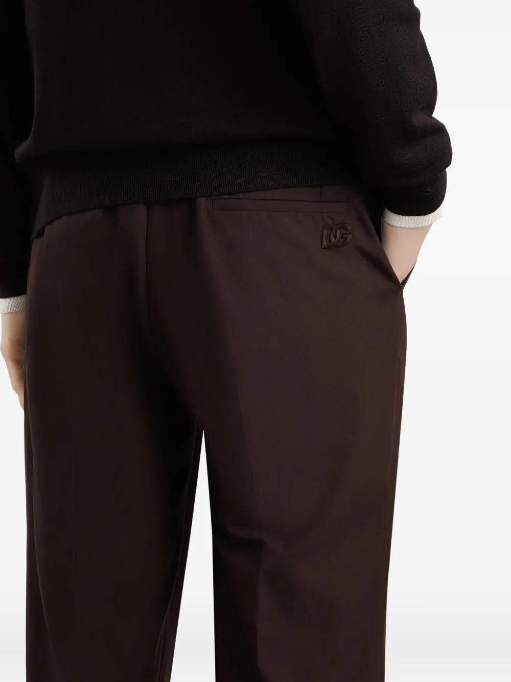 Dolce & Gabbana Gabardine broek Bruin