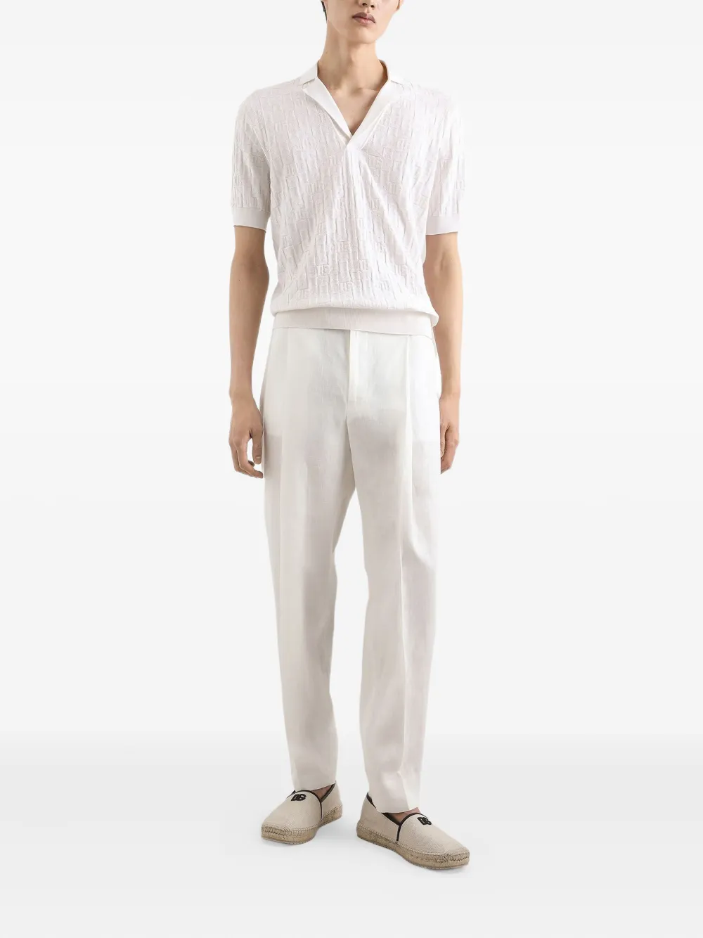 Dolce & Gabbana Linnen broek Wit