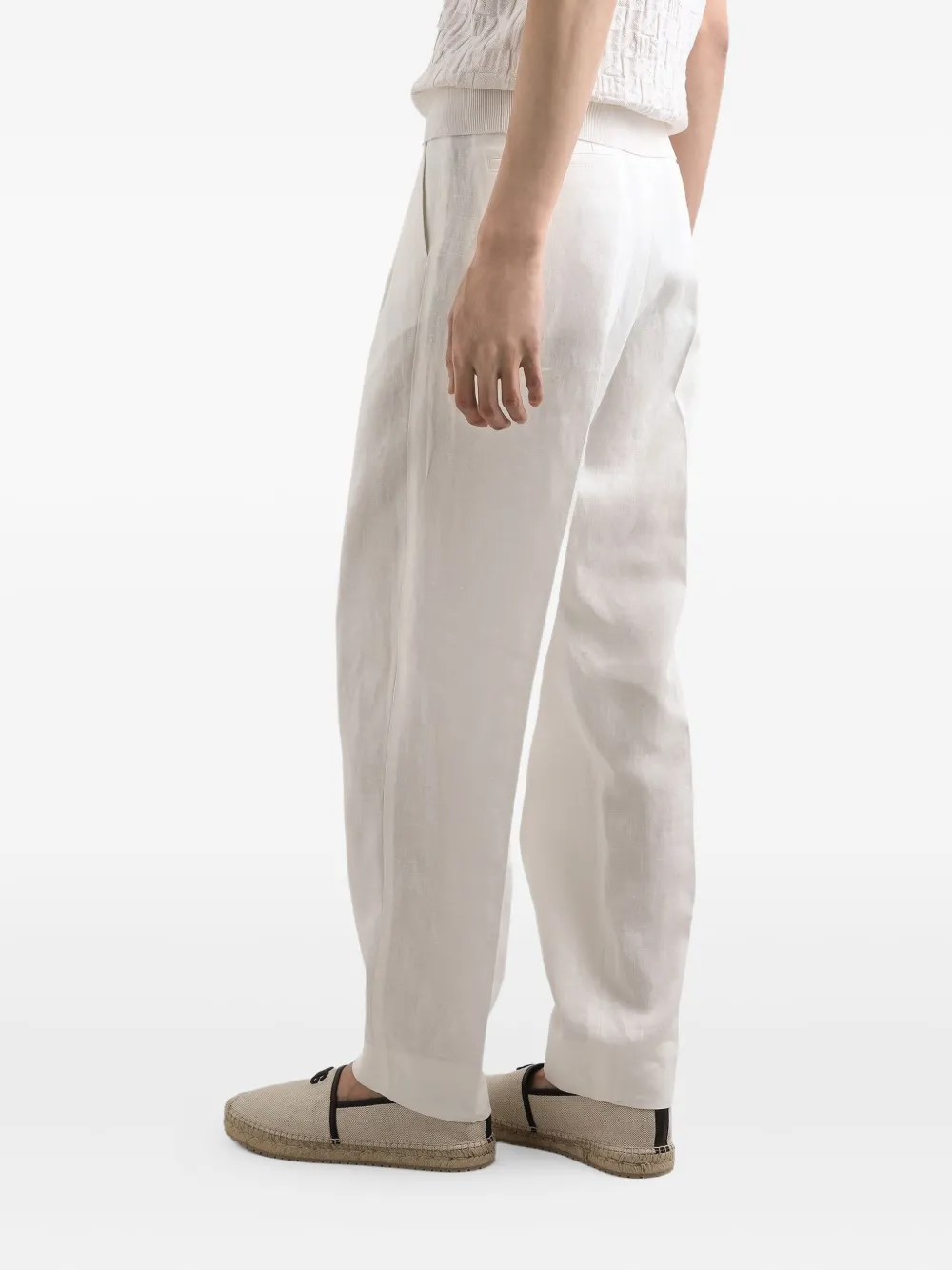 Dolce & Gabbana Linnen broek Wit