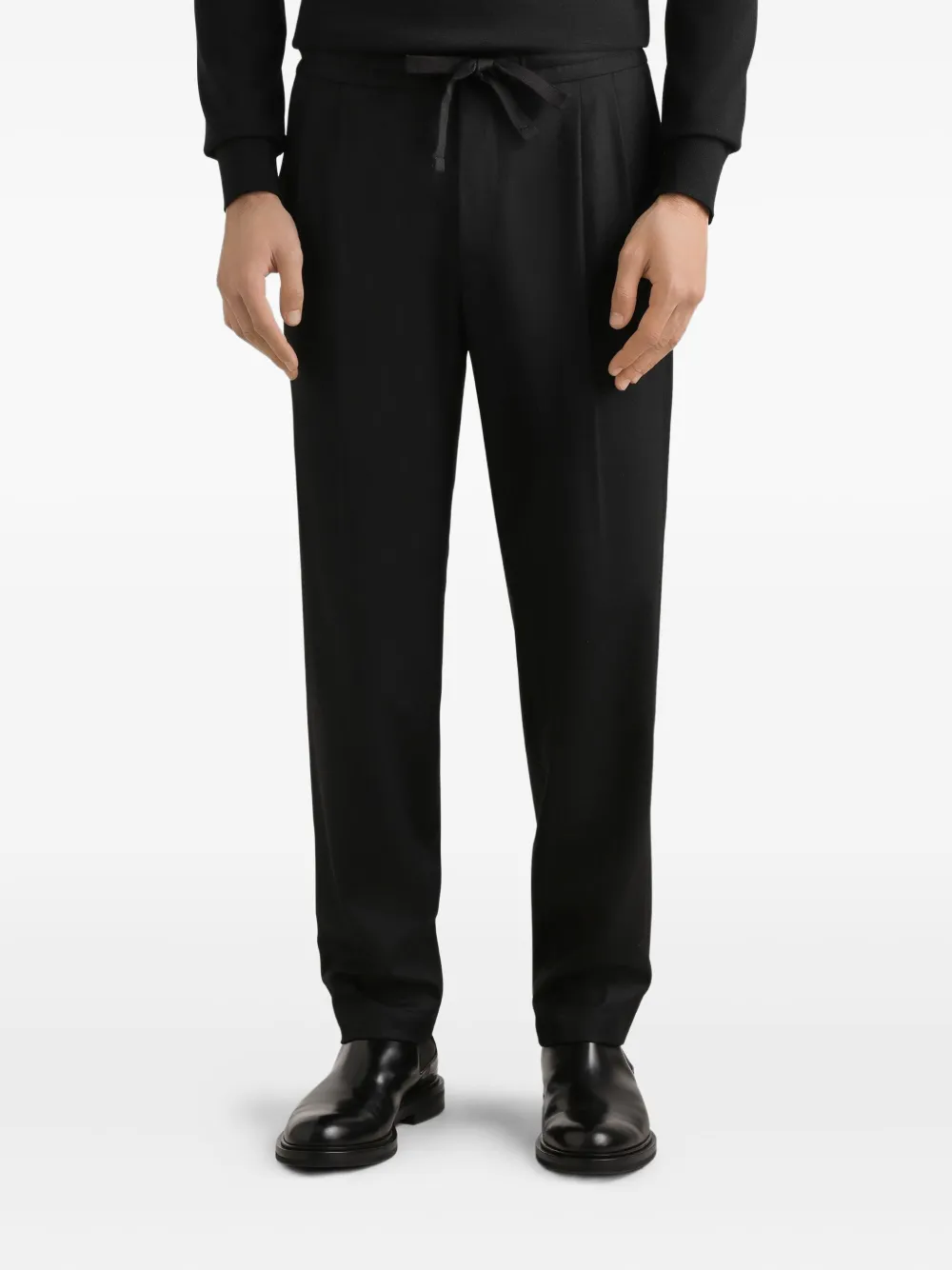 Dolce & Gabbana Broek met trekkoord Zwart