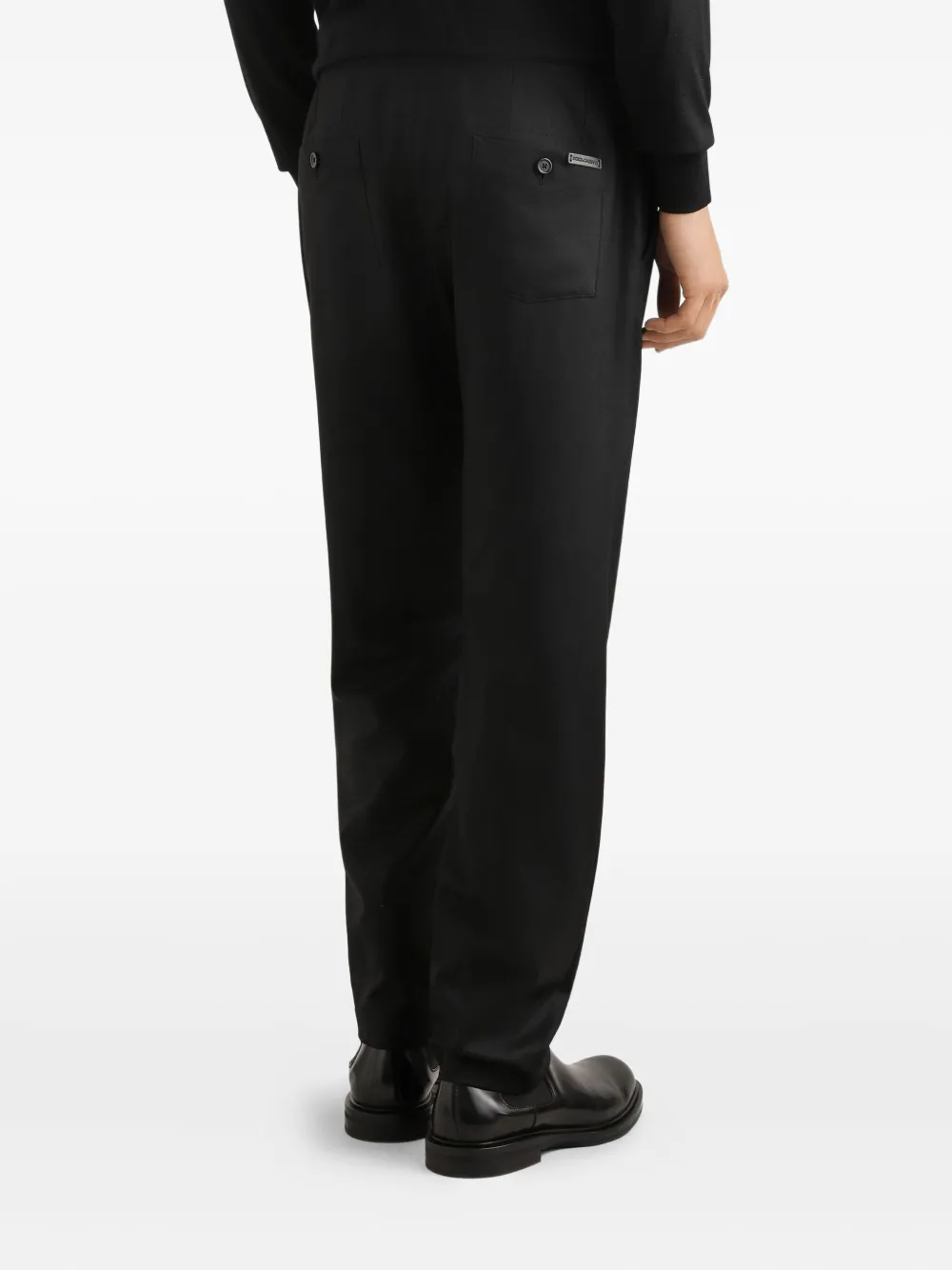 Dolce & Gabbana Broek met trekkoord Zwart