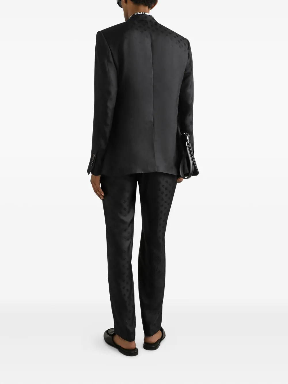 Dolce & Gabbana Broek met jacquard Zwart