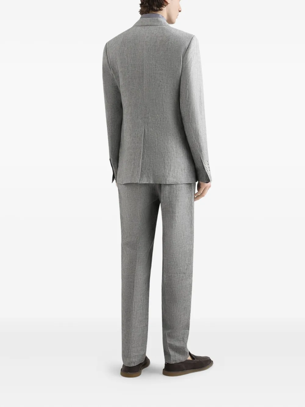 Dolce & Gabbana Drawstring Pleated Trousers In Gray