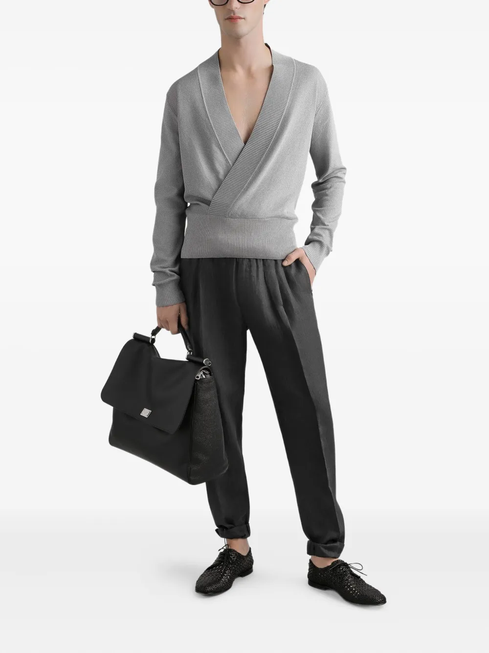 Dolce & Gabbana drawstring tailored trousers | Tailored Pants | Image 2