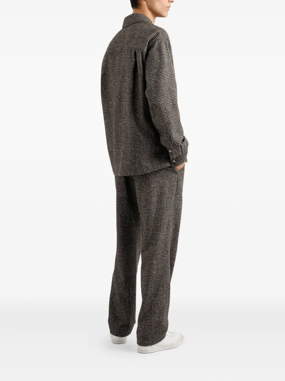 Dolce & Gabbana Geruite plooibroek Bruin