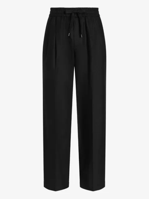 Dolce & Gabbana drawstring-waist pleated trousers