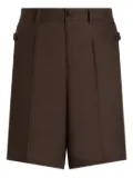 Dolce & Gabbana linen-blend bermuda shorts - Brown