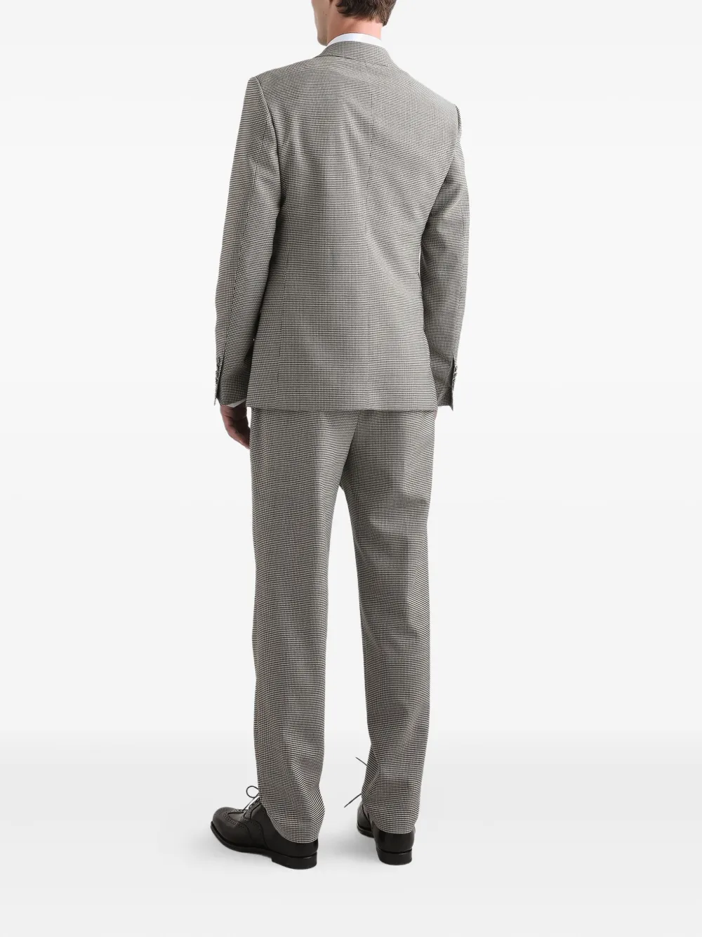 Dolce & Gabbana Broek met pied-de-poule print Grijs