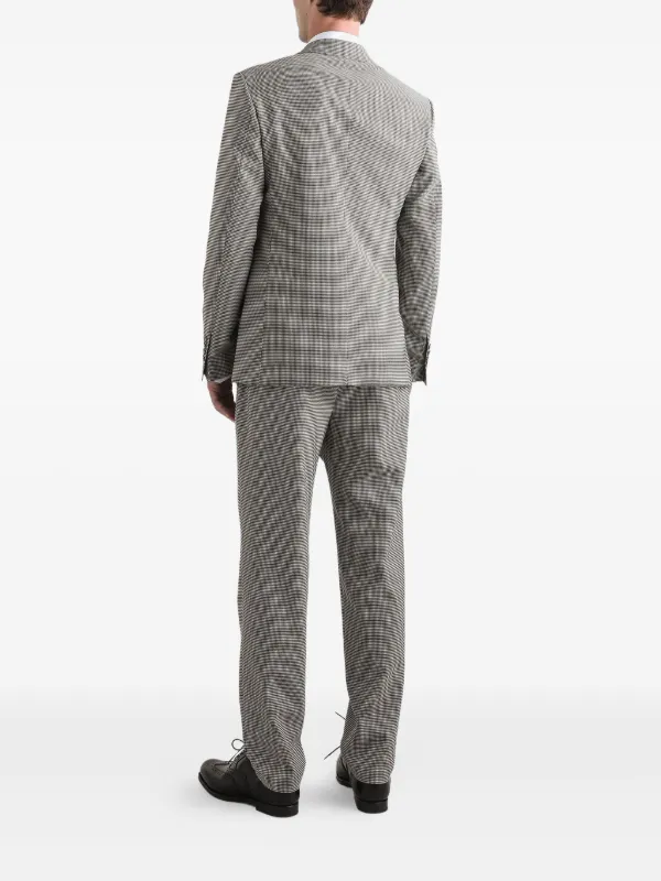 Dolce & Gabbana ハウンドトゥース パンツ | グレー | FARFETCH JP