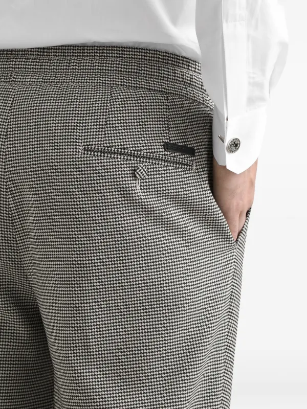 Dolce & Gabbana ハウンドトゥース パンツ | グレー | FARFETCH JP