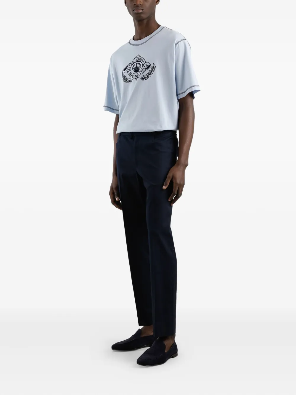 Dolce & Gabbana Plooibroek - Blauw