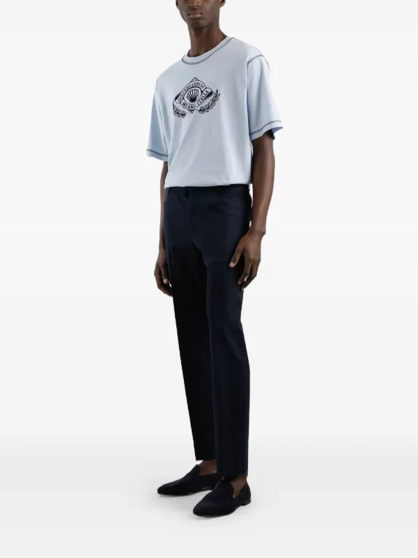 Dolce & Gabbana ギャバジン パンツ | ブルー | FARFETCH JP