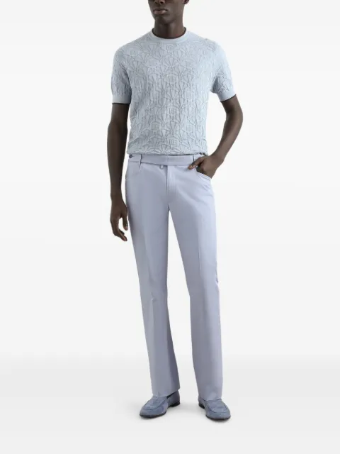 Dolce & Gabbana pressed-crease trousers