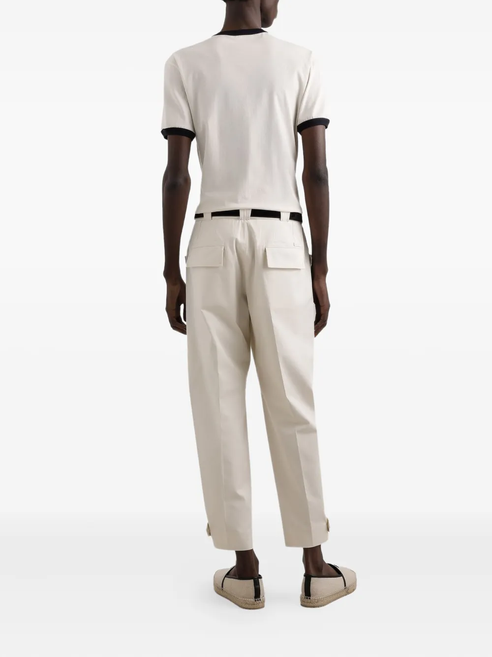 Dolce & Gabbana Broek met zak met ceintuur Beige